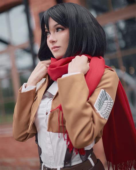 sexy mikasa cosplay|Mikasa attack on titan cosplay